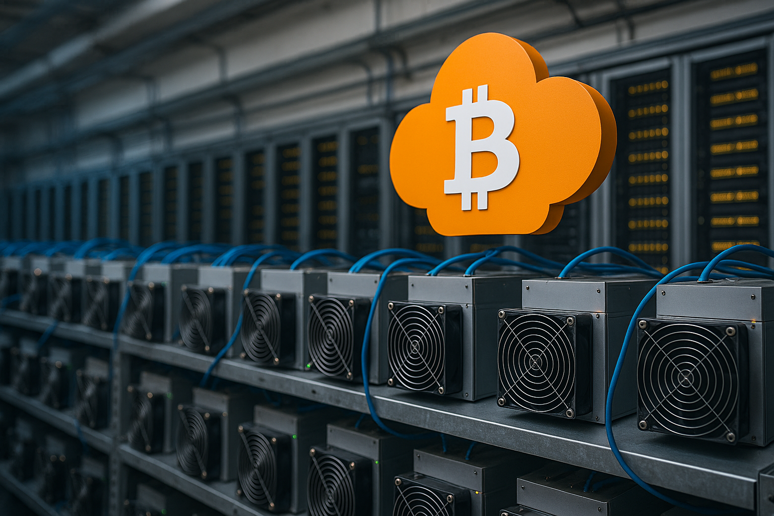 Bitcoin Mining Illustration